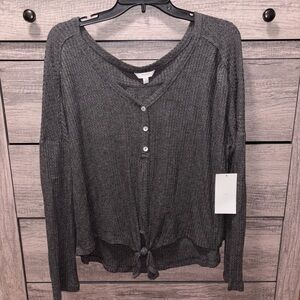 Tresics Charcoal Button-Down Shirt